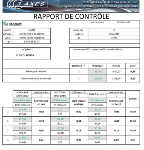 rappoprt de controle 3axes